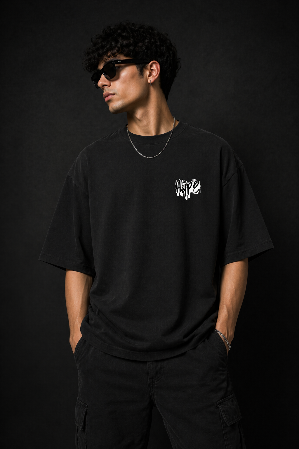 Hype – Unisex Oversized 100% cotton 180GSM T-Shirt