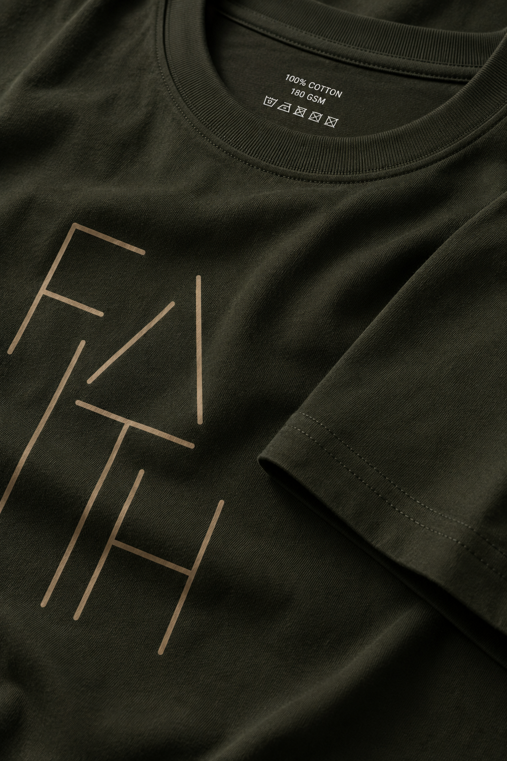 Faith – Unisex 100% cotton 180GSM T-shirt - Image 2