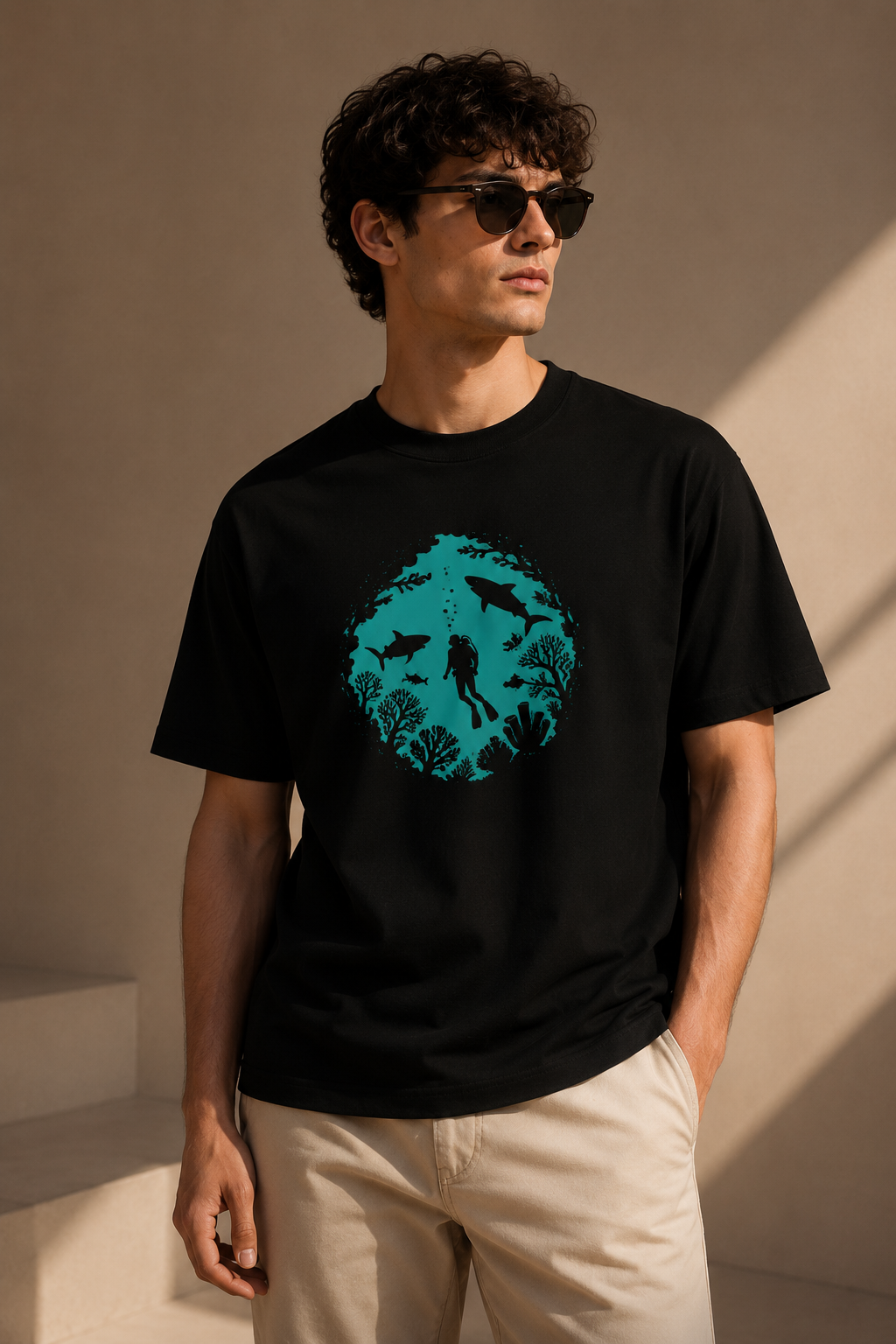 Deep Blue – Unisex 100% cotton 180GSM T-shirt
