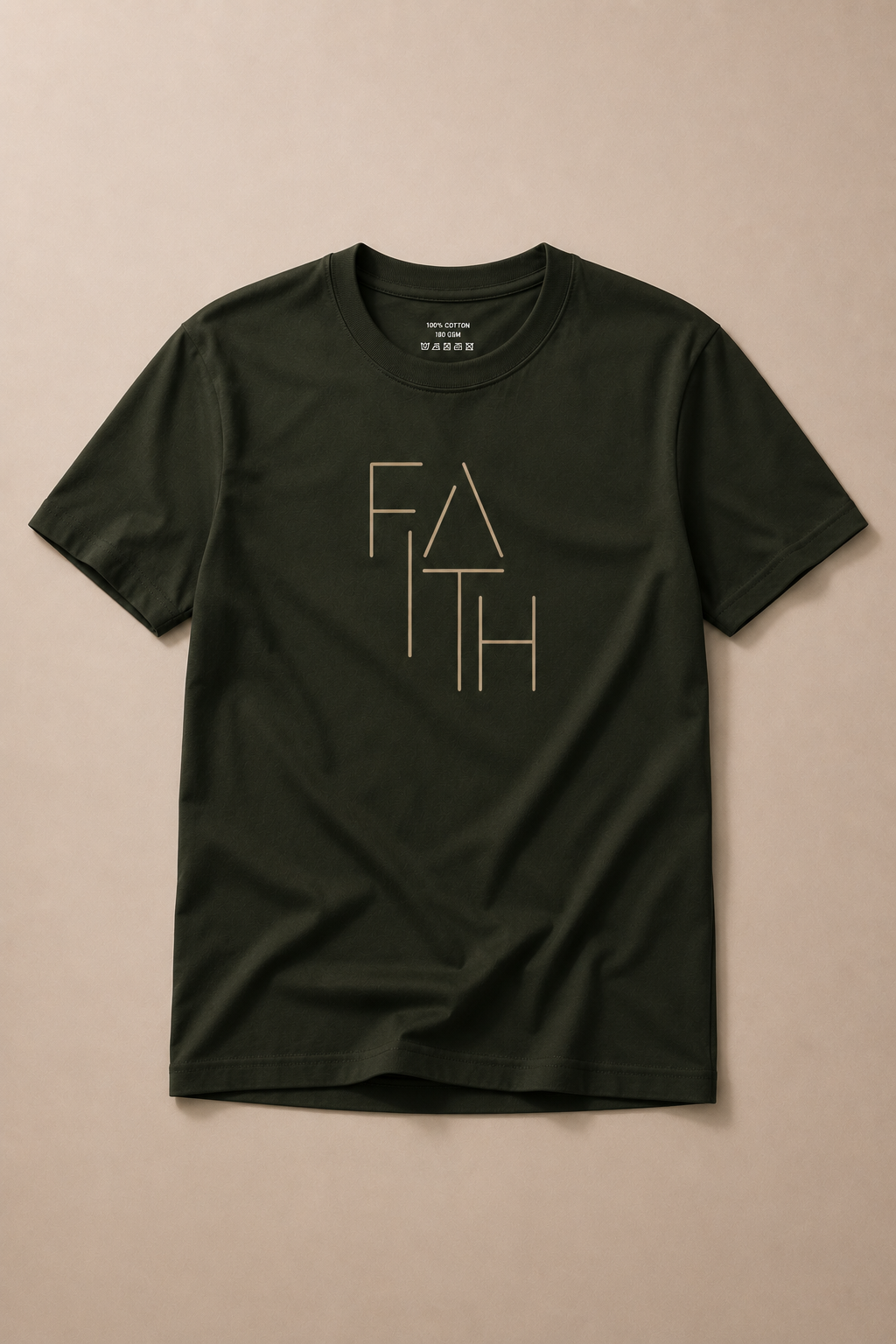 Faith – Unisex 100% cotton 180GSM T-shirt - Image 3